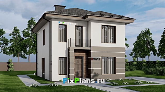Двухэтажный дом F-7253